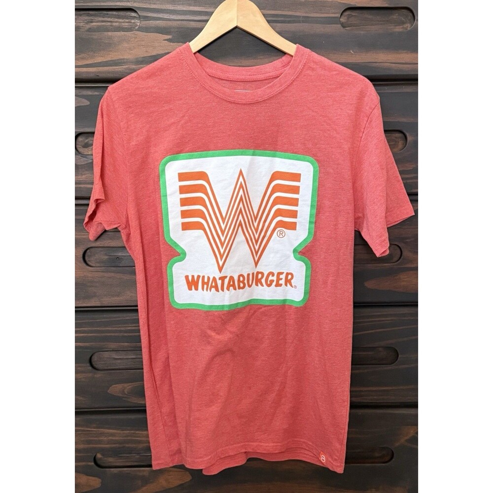 Magellan T Shirt Medium Whataburger Orange W/Large Logo Short Sleeve Unisex